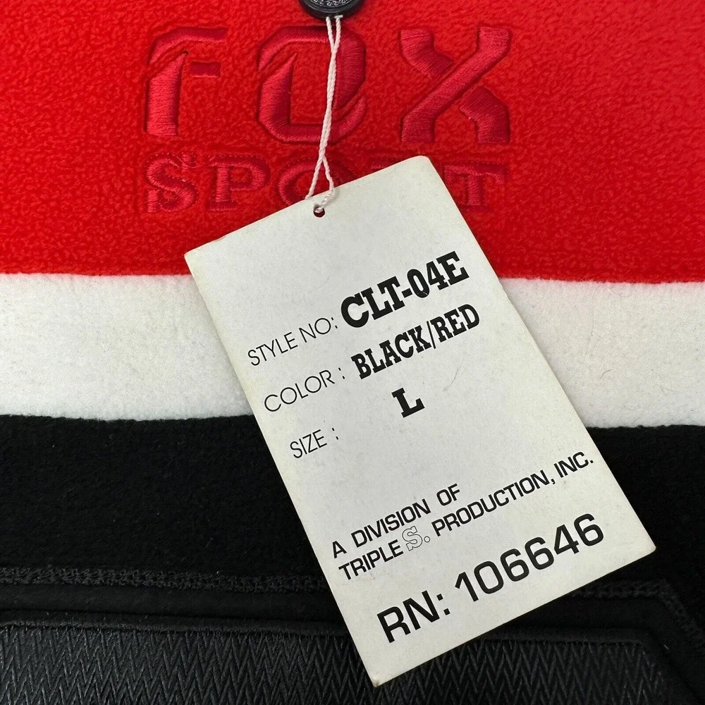 Fox Sport Football 75th Anniversary All Star Players Red‎ Black Sweatshirt Large
